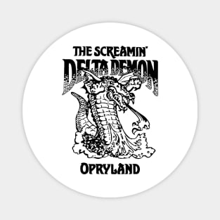 Screamin' Delta Demon (Choose Your Background Color) | Opryland USA | Nashville Tennessee Magnet